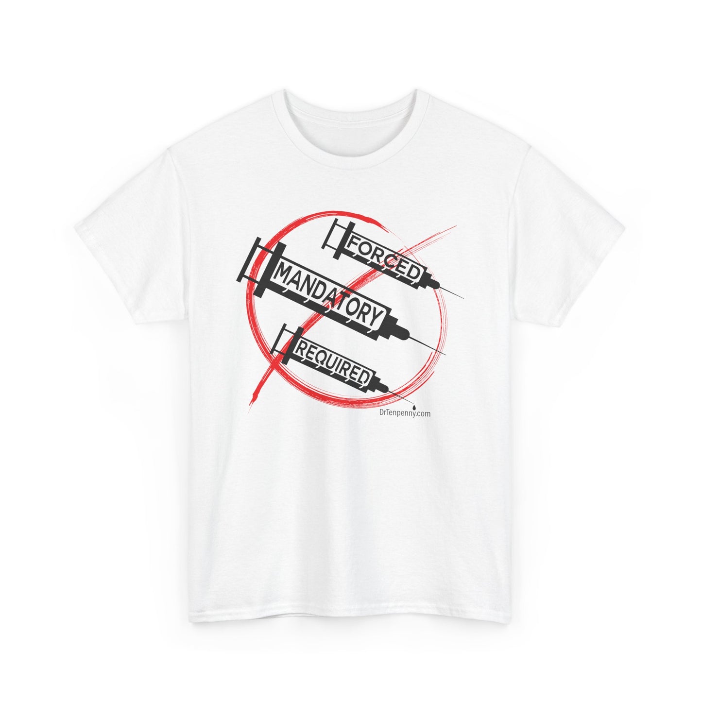 Unisex Heavy Cotton Tee- No Forced
