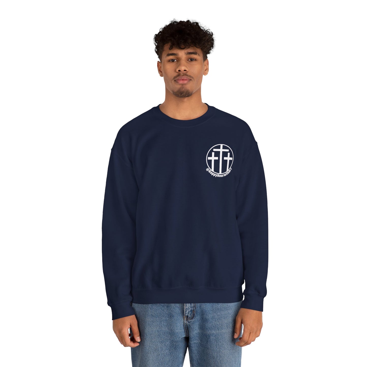 Happy Hour with DrT- Unisex Heavy Blend™ Crewneck Sweatshirt