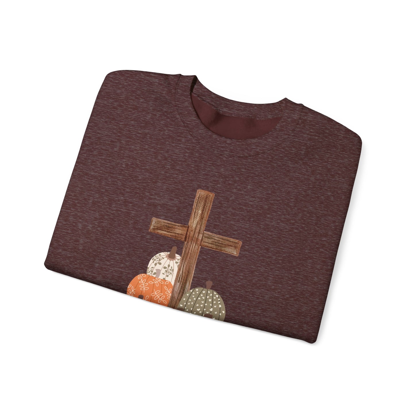 Autumn Blessings Lamb Sweatshirt – The Lord is My Shepherd' Comfort Fit