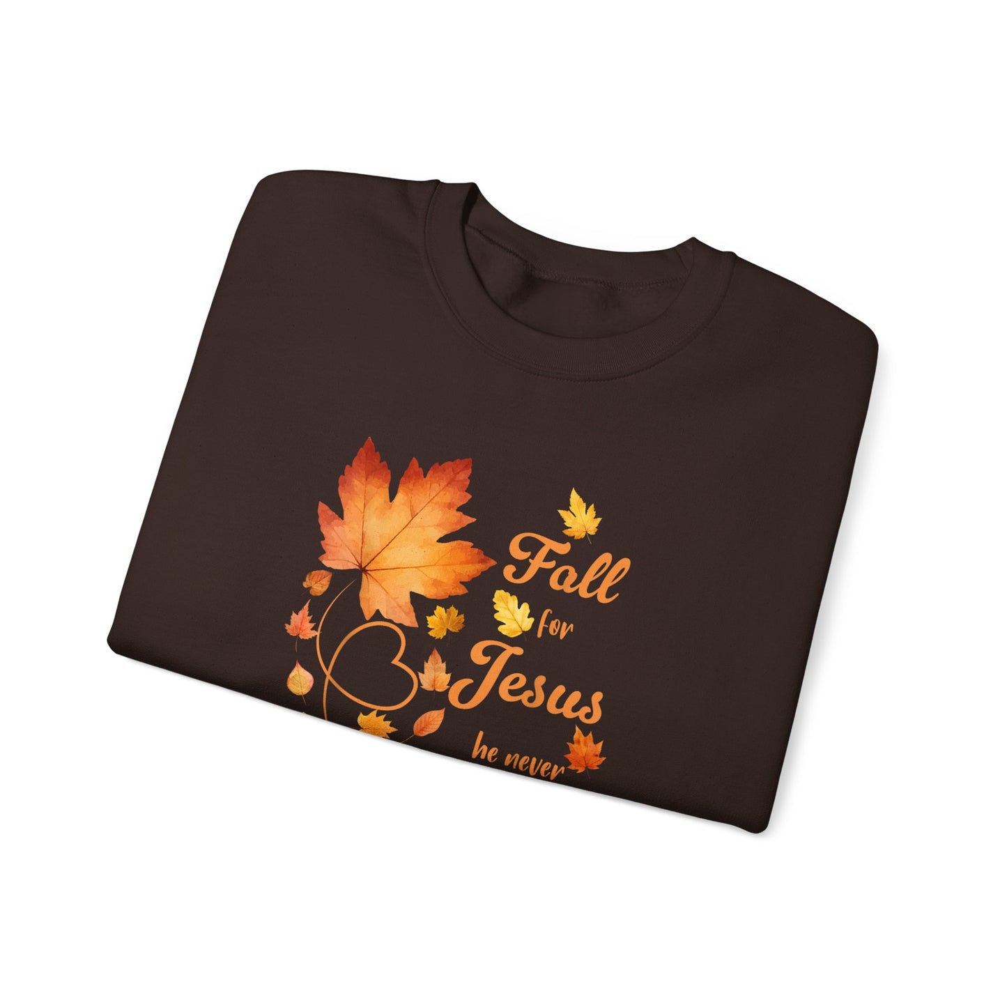 Fall for Jesus Crewneck – Cozy, Faith-Filled Comfort for Every Season