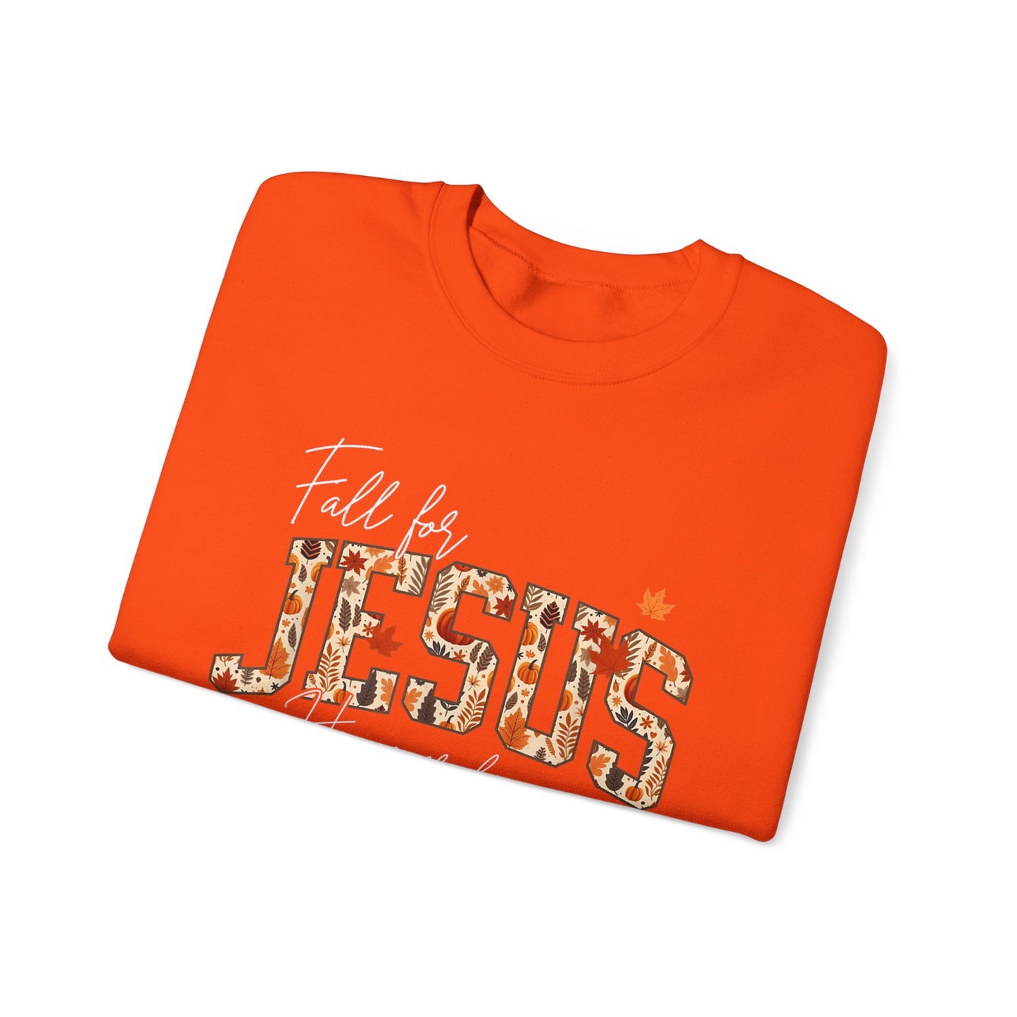 Harvest Faith Crewneck: Fall for Jesus in Cozy Style