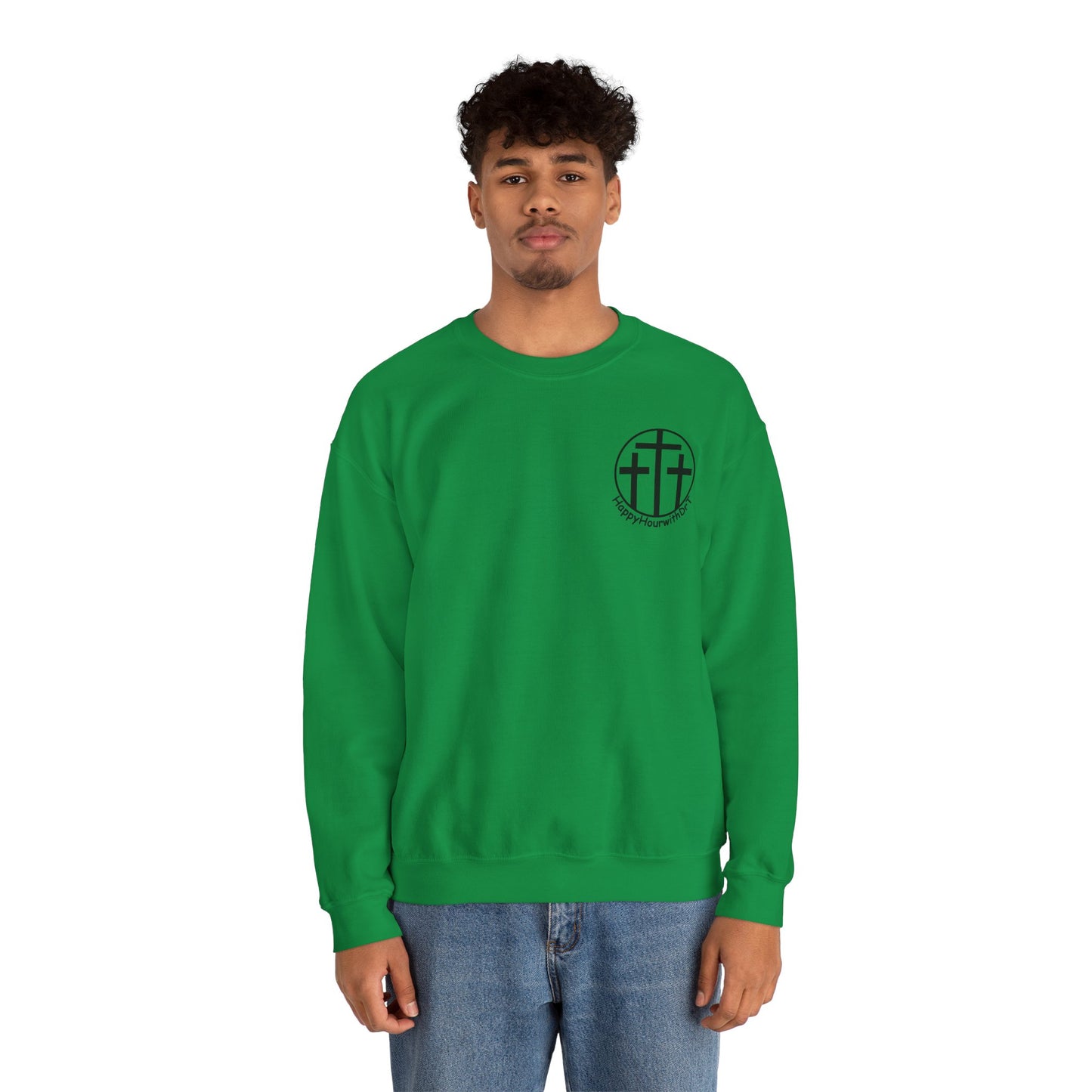 Happy Hour with DrT- Unisex Heavy Blend™ Crewneck Sweatshirt
