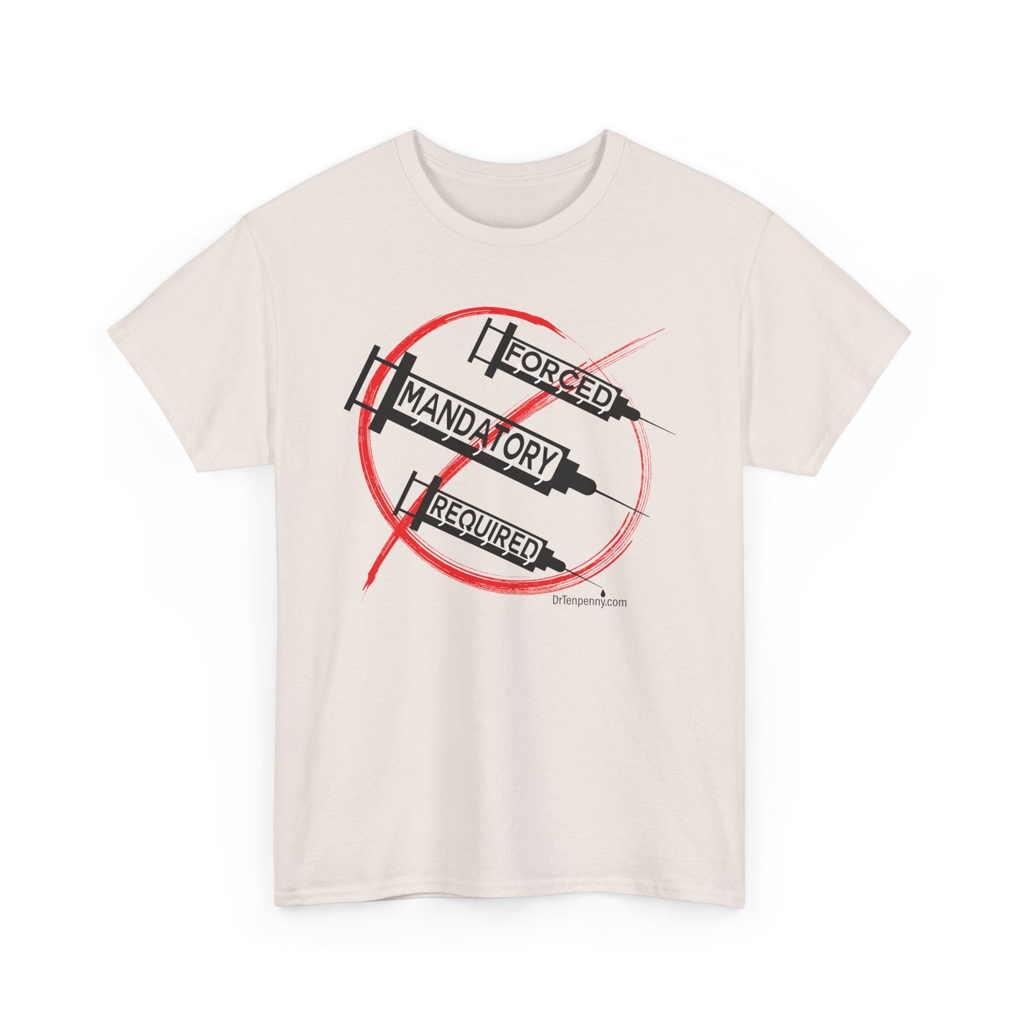 Unisex Heavy Cotton Tee- No Forced
