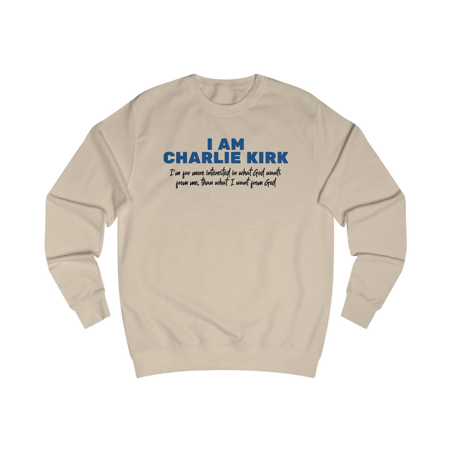 I Am Charlie Kirk Unisex Sweatshirt – Bold Statement Pullover