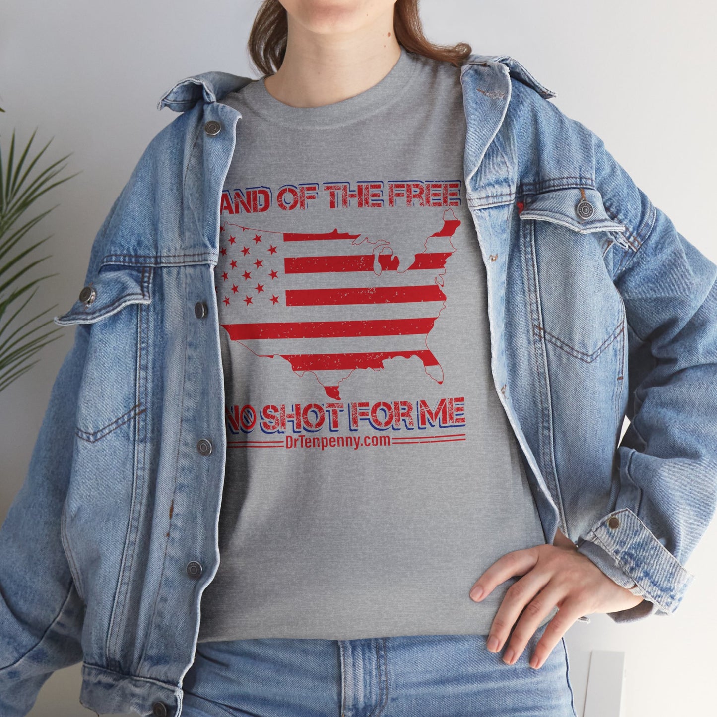 Land of the Free- Men's Heavy Cotton Tee