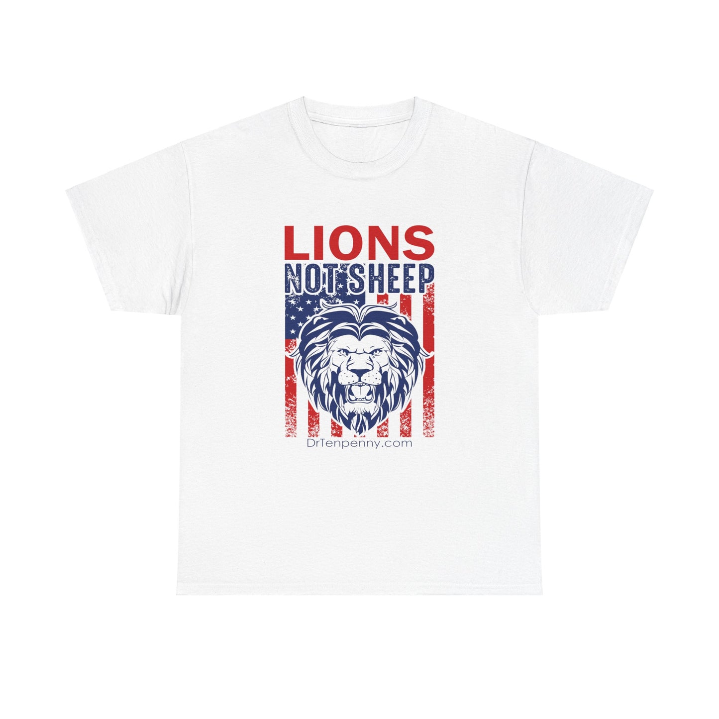 Adult- Unisex Heavy Cotton Tee- Lions Not Sheep
