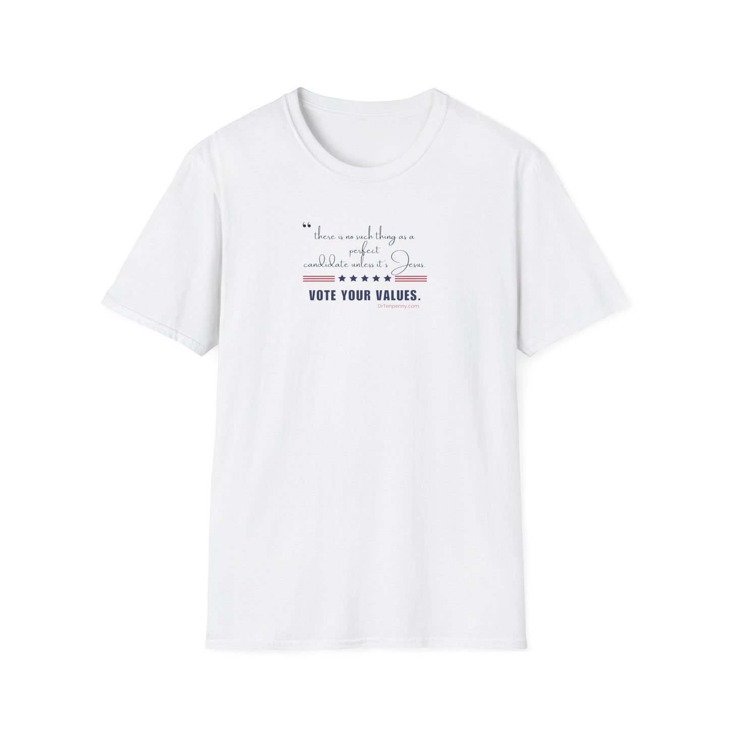 Vote Your Values Unisex Softstyle T-Shirt
