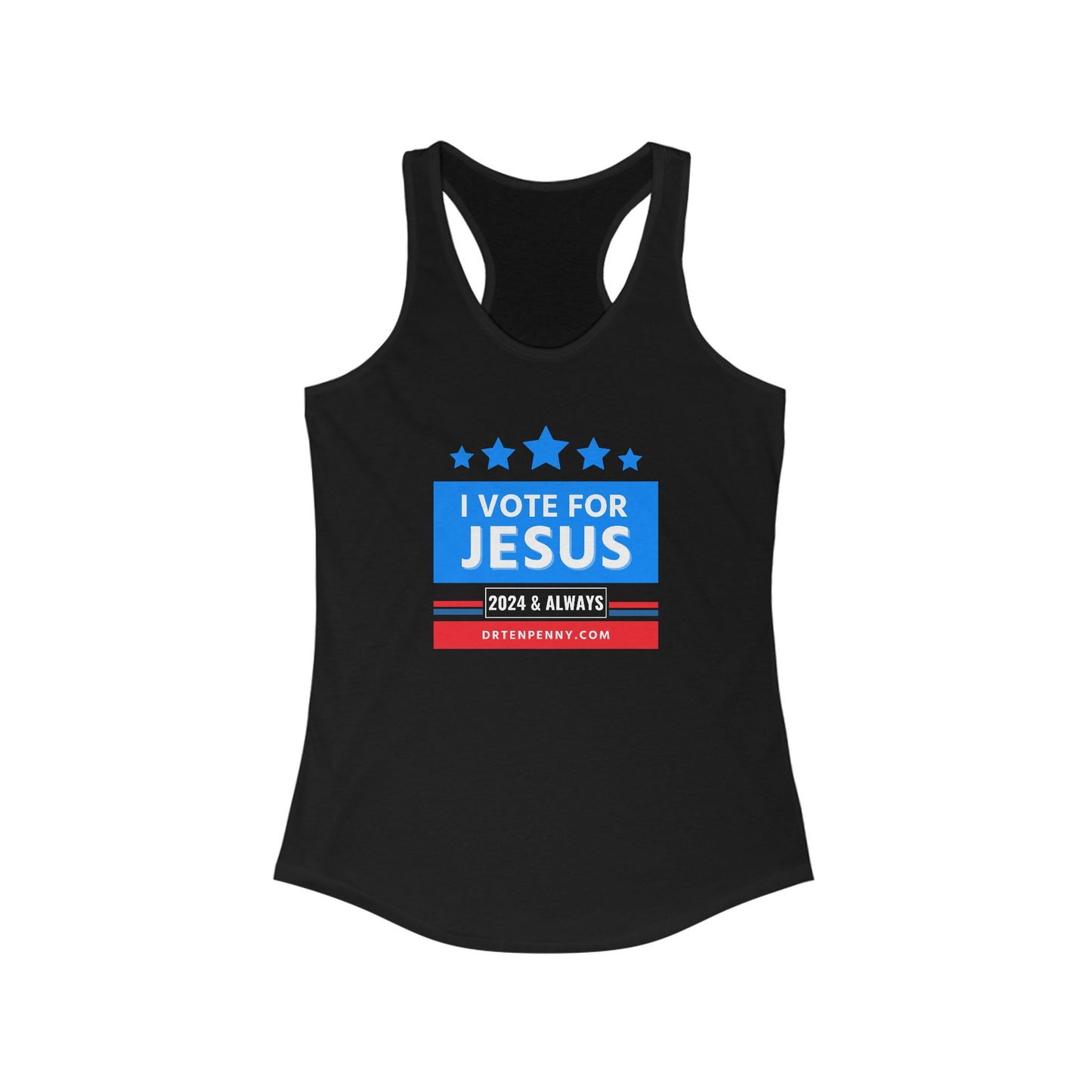 Vote for Jesus (SLIM FIT) Racerback Tank