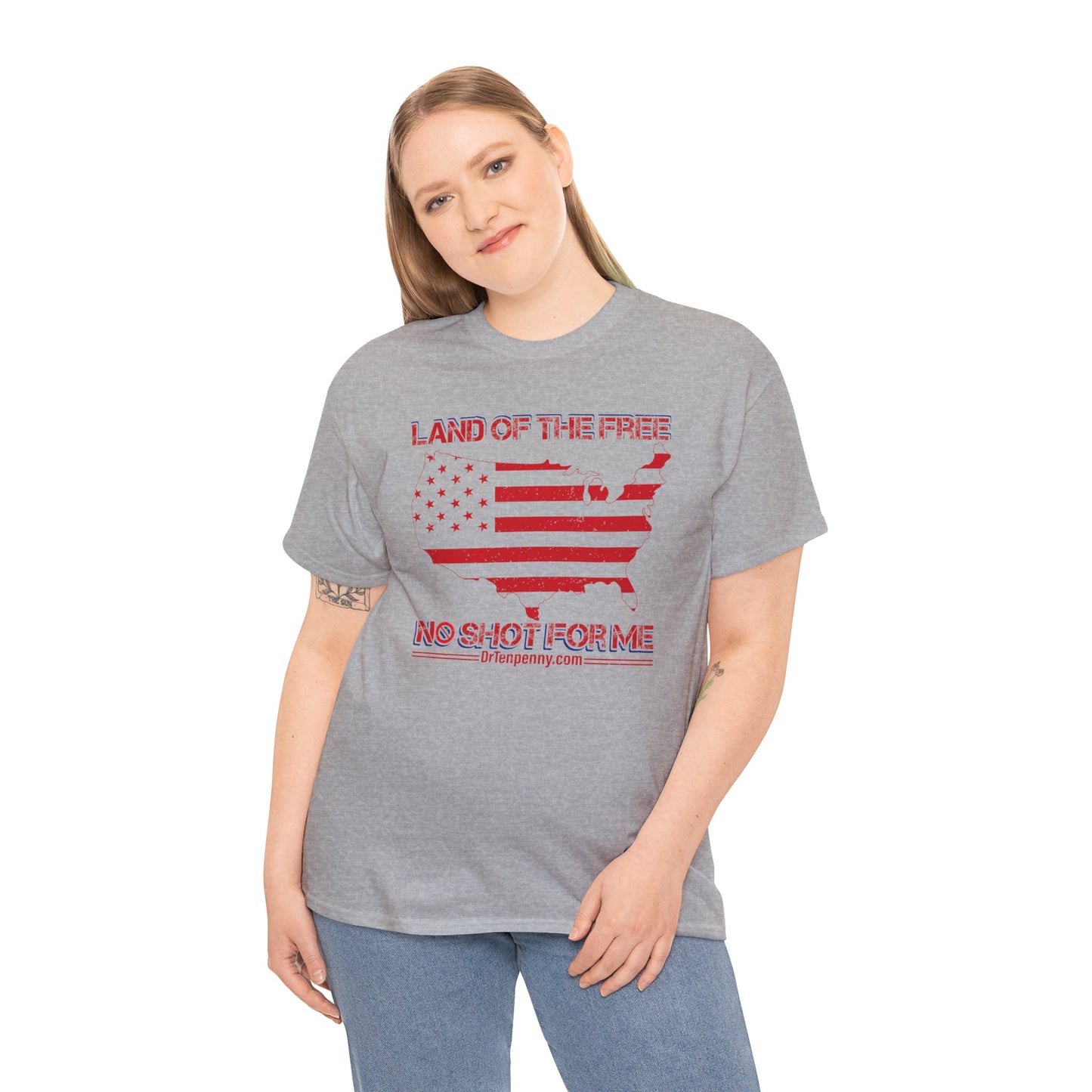 Land of the Free- Men's Heavy Cotton Tee