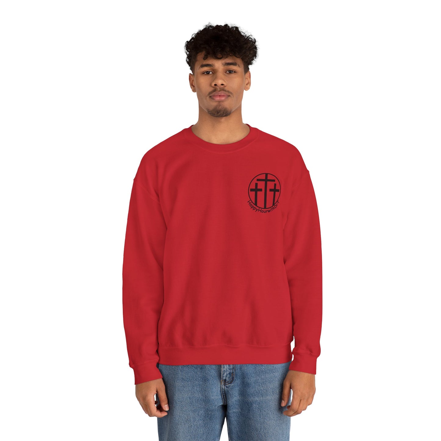Happy Hour with DrT- Unisex Heavy Blend™ Crewneck Sweatshirt