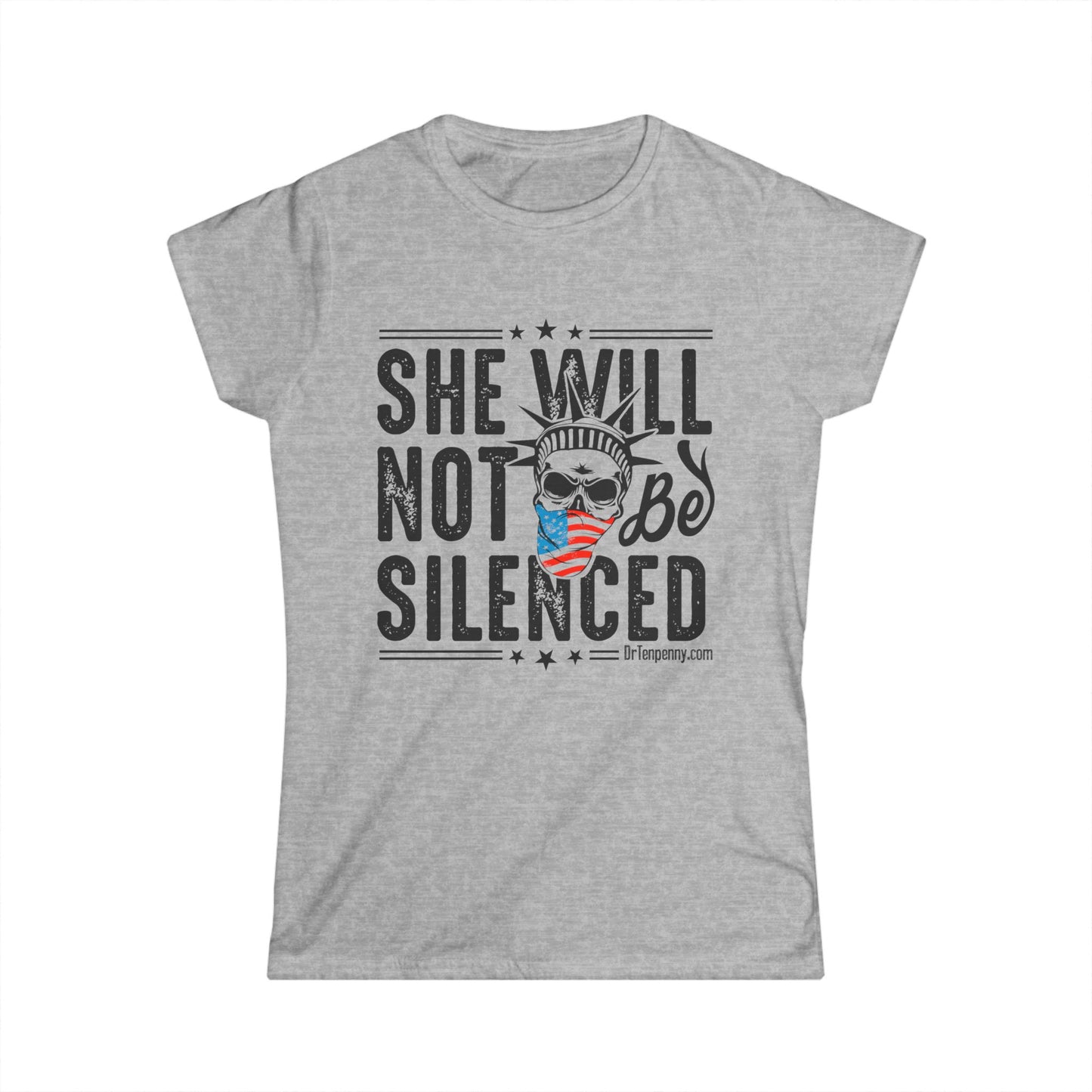 Women's Softstyle Tee- Lady Liberty
