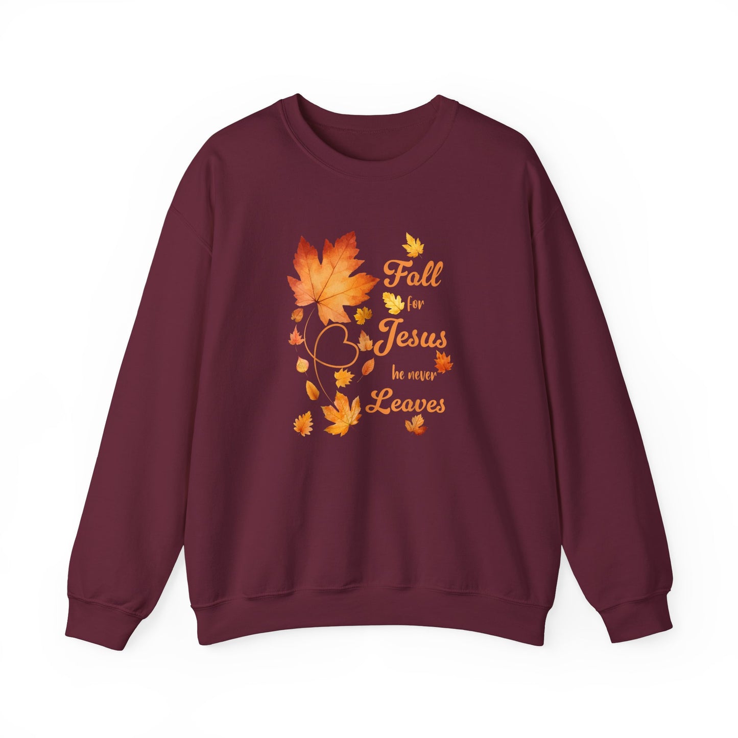 Fall for Jesus Crewneck – Cozy, Faith-Filled Comfort for Every Season