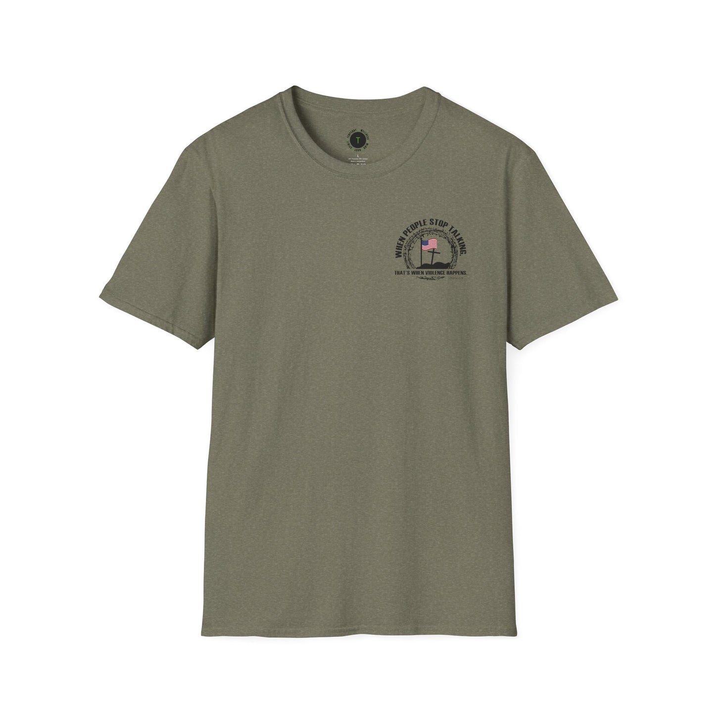 Patriotic Christian T-Shirt – Front & Back Statement Tee on Faith and Freedom