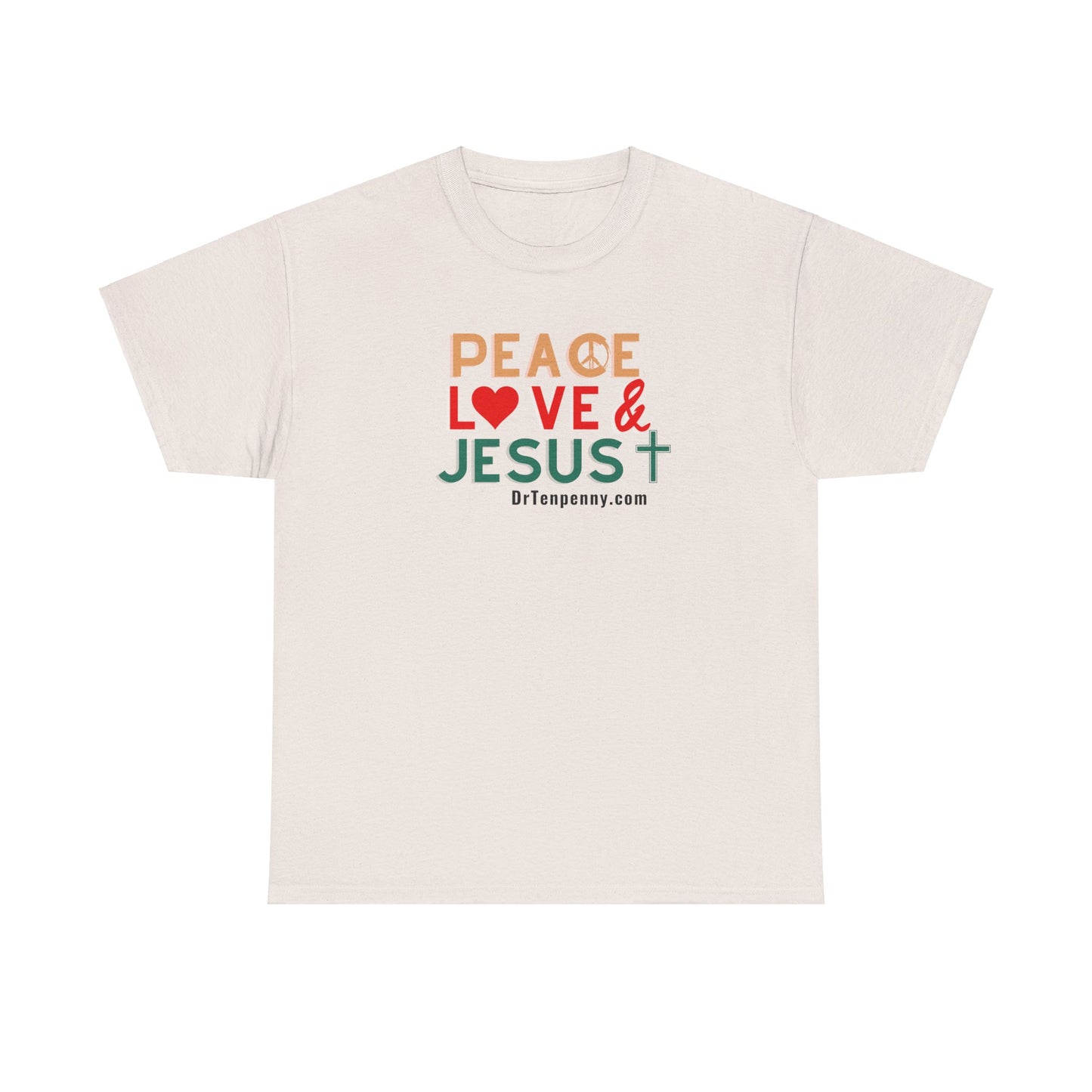 Peace, Love & Jesus T-shirt