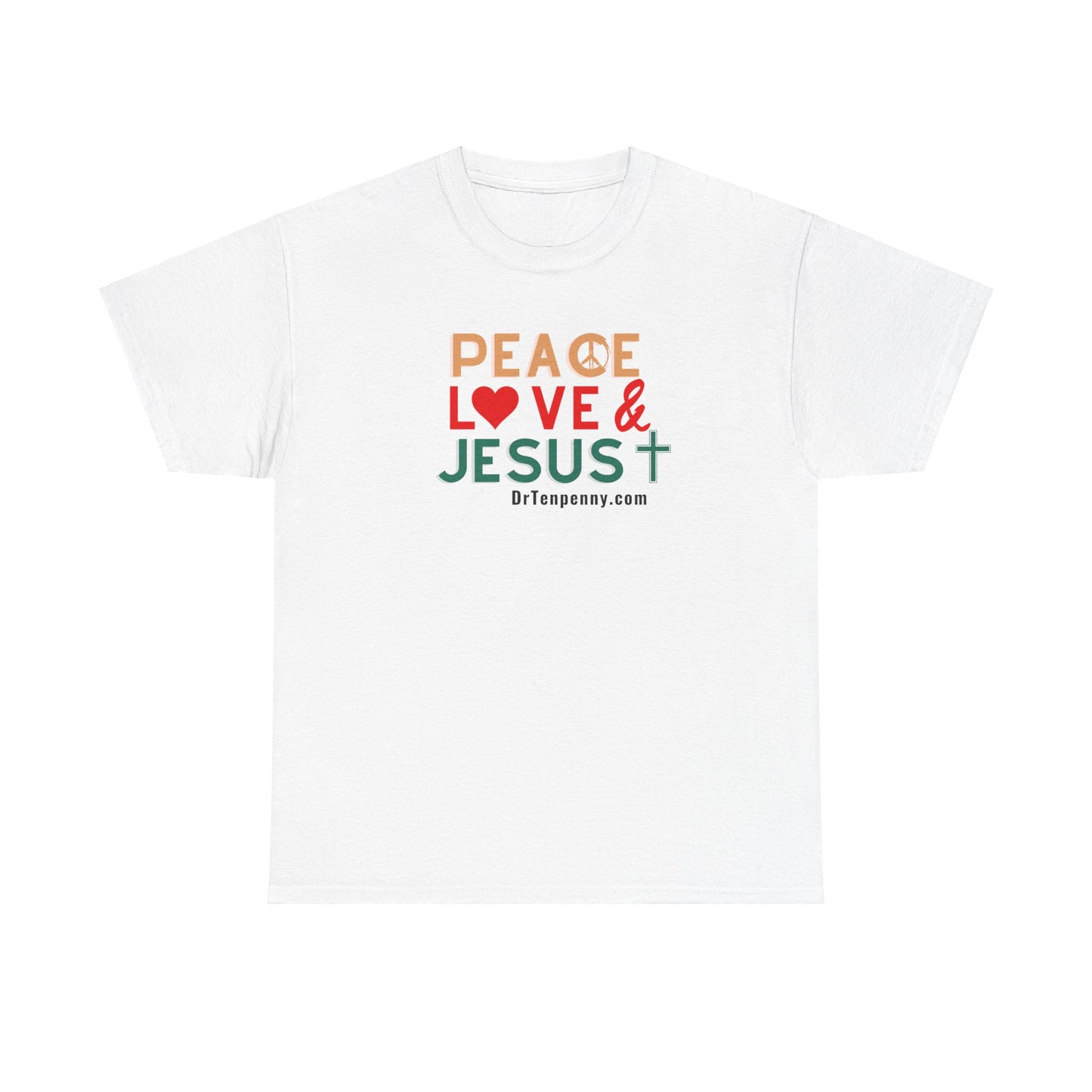 Peace, Love & Jesus T-shirt