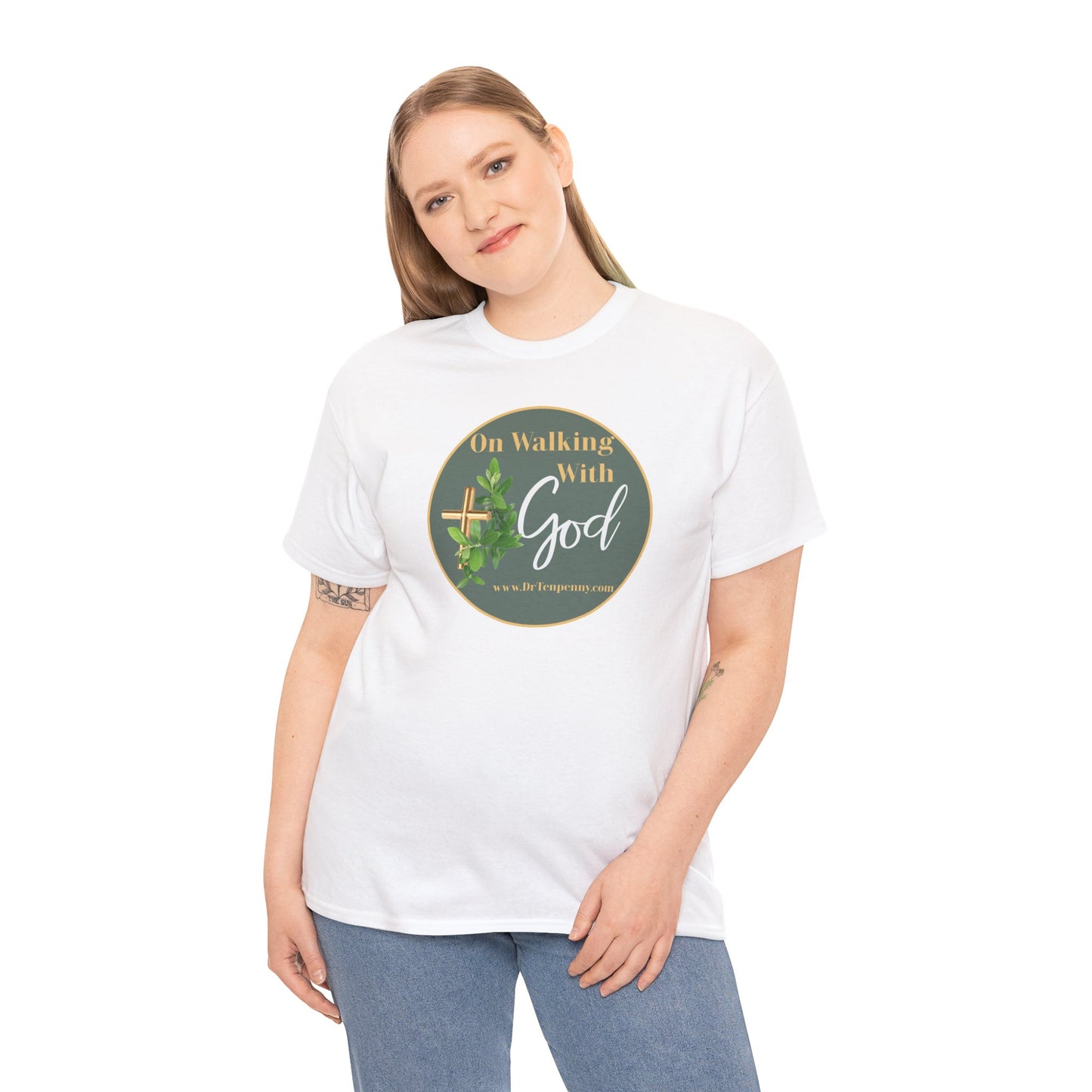 Walking with God Unisex Heavy Cotton Tee