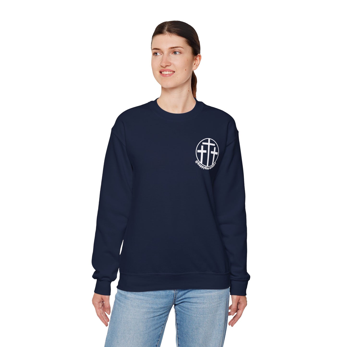 Happy Hour with DrT- Unisex Heavy Blend™ Crewneck Sweatshirt
