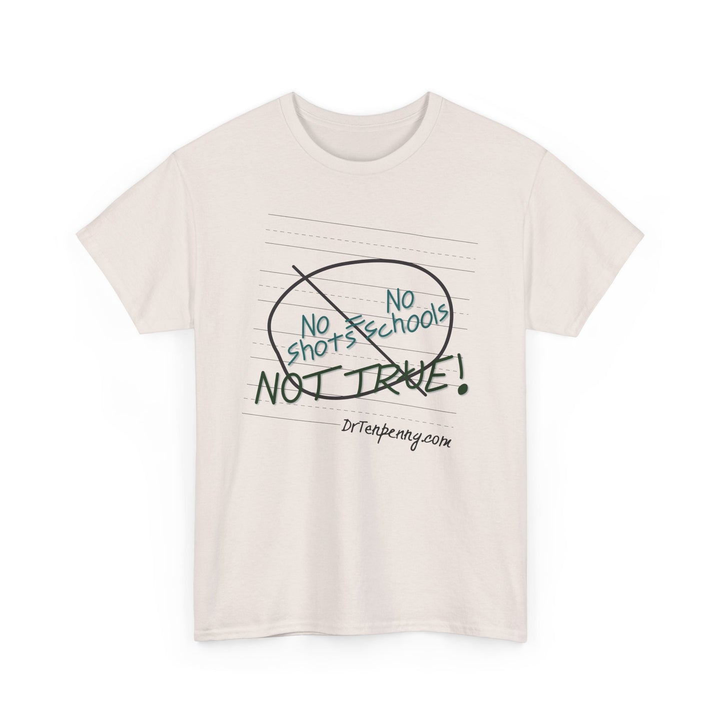 Adult- Unisex Heavy Cotton Tee- No School