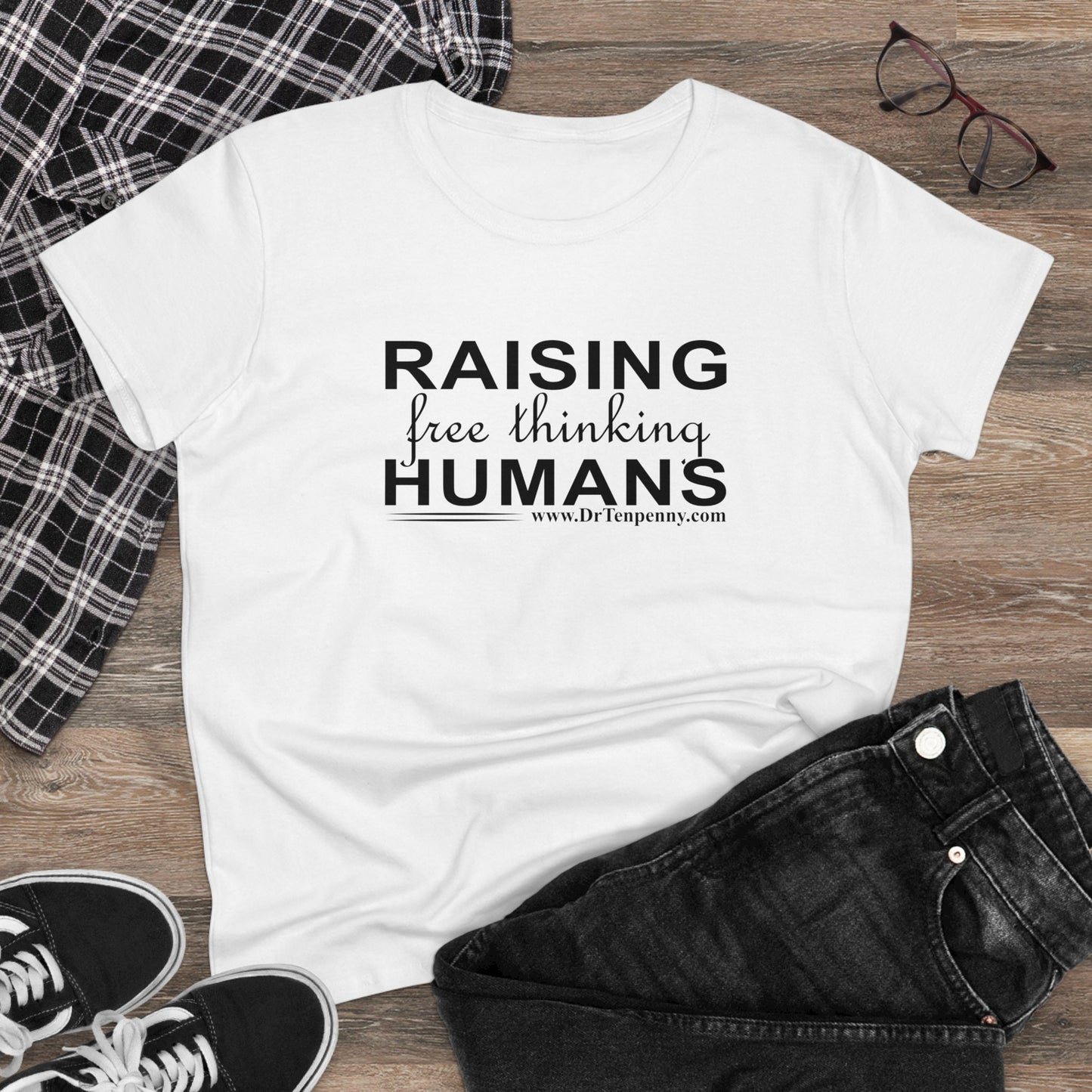 Free Thinking Women's Midweight Cotton Tee