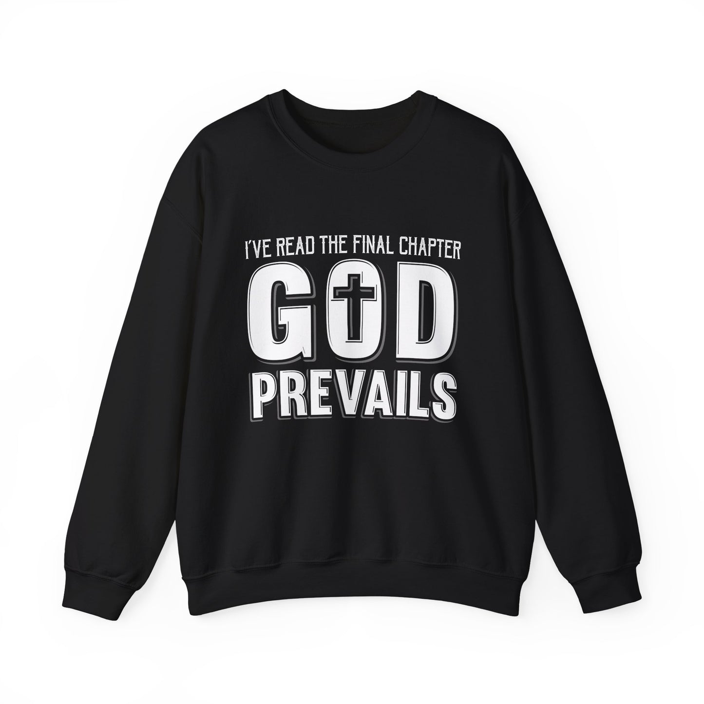 God Prevails Unisex Heavy Blend™ Crewneck Sweatshirt