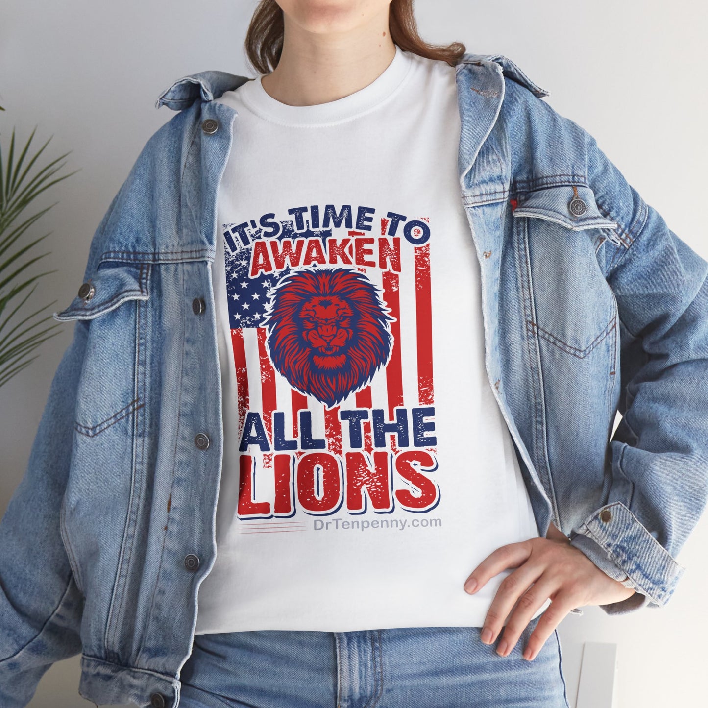 Awaken the Lions- Women's Heavy Cotton Tee