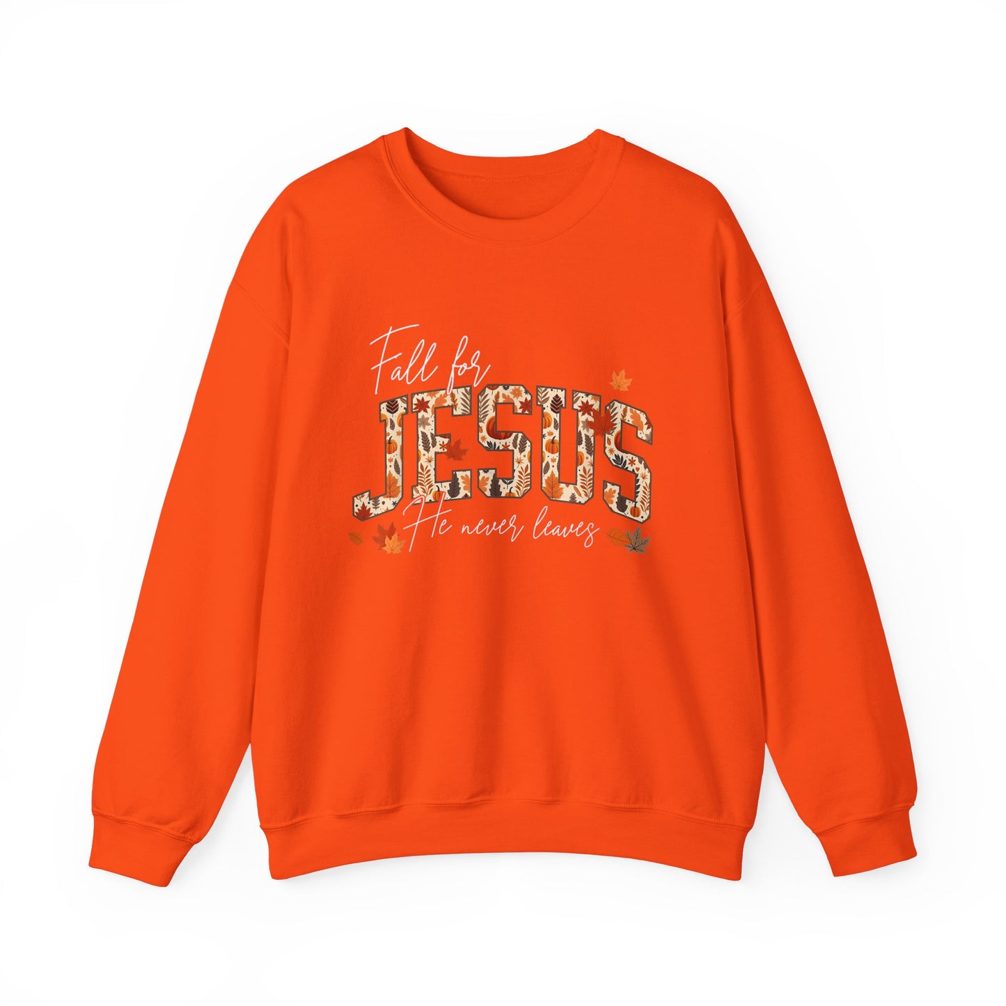Harvest Faith Crewneck: Fall for Jesus in Cozy Style