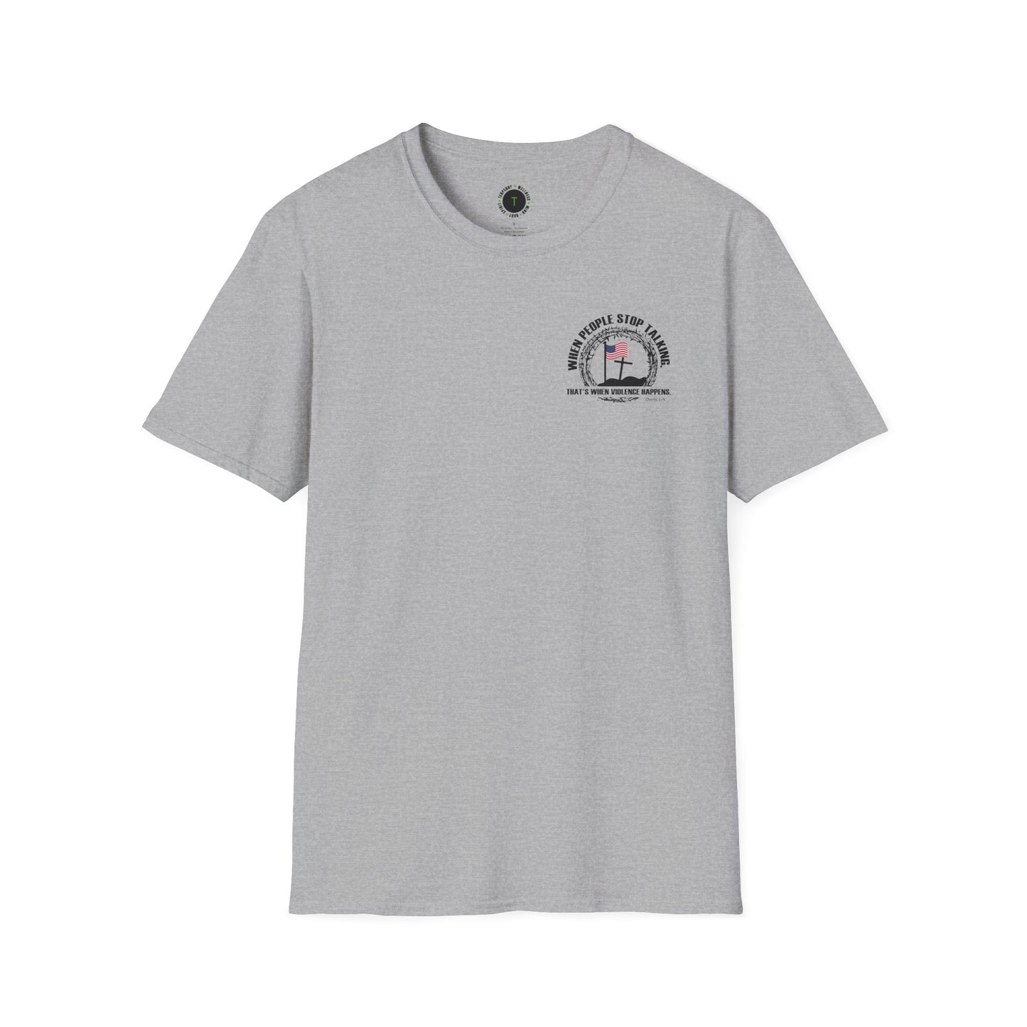 Patriotic Christian T-Shirt – Front & Back Statement Tee on Faith and Freedom