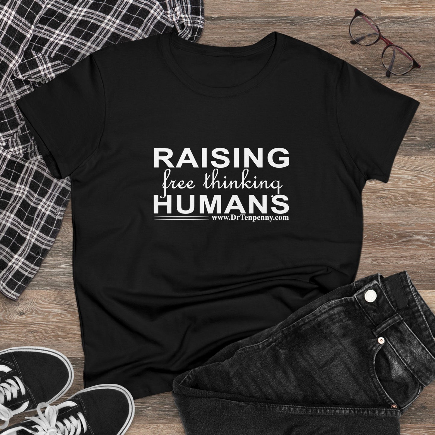 Free Thinking Women's Midweight Cotton Tee