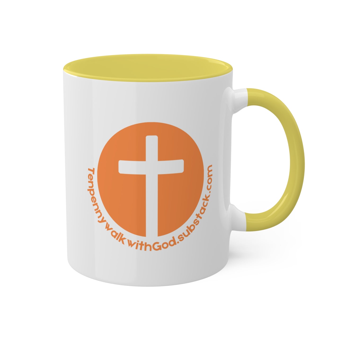 Butterfly Mug, (orange) 11oz