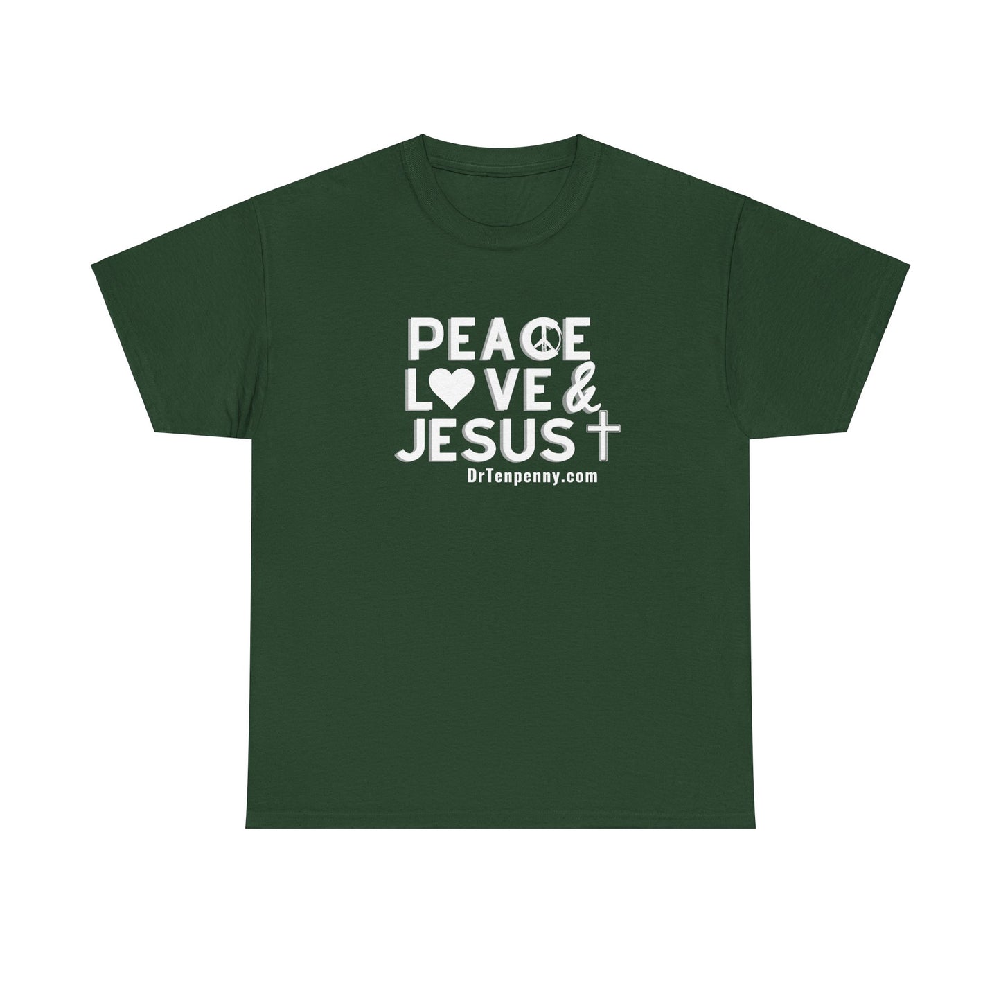 Peace, Love and Jesus T-shirt