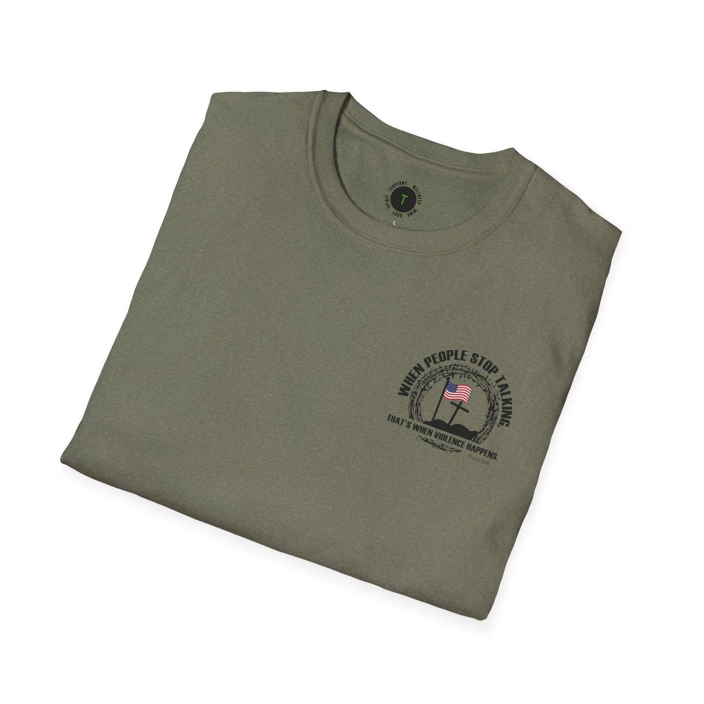 Patriotic Christian T-Shirt – Front & Back Statement Tee on Faith and Freedom