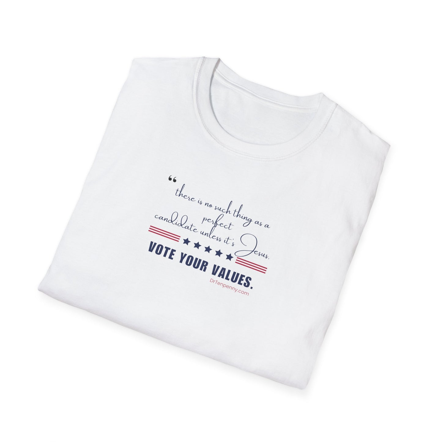 Vote Your Values Unisex Softstyle T-Shirt