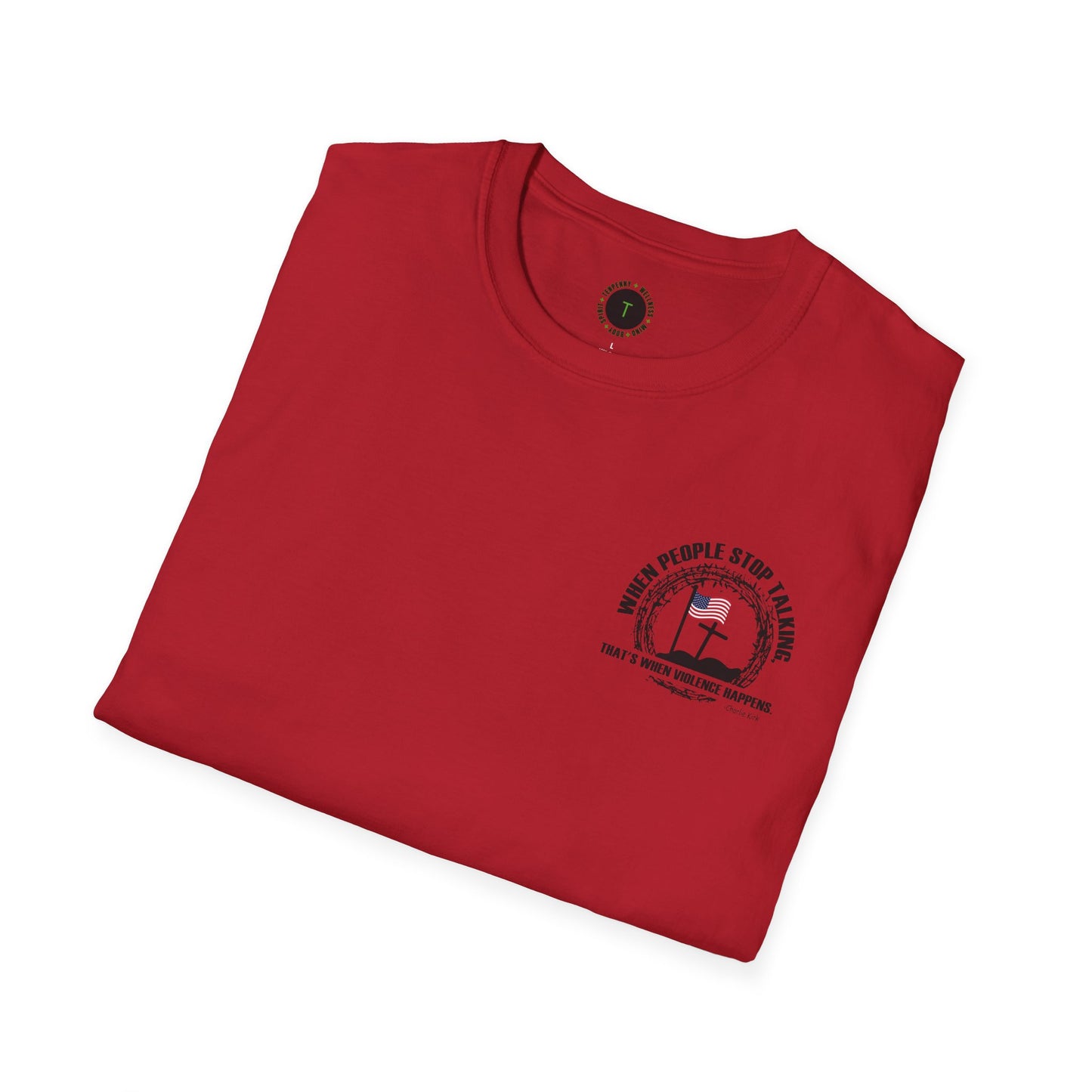 Patriotic Christian T-Shirt – Front & Back Statement Tee on Faith and Freedom