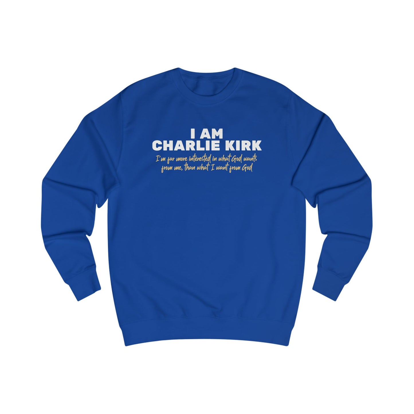 I Am Charlie Kirk Unisex Sweatshirt – Bold Statement Pullover