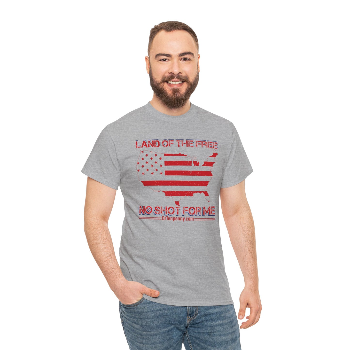 Land of the Free- Men's Heavy Cotton Tee