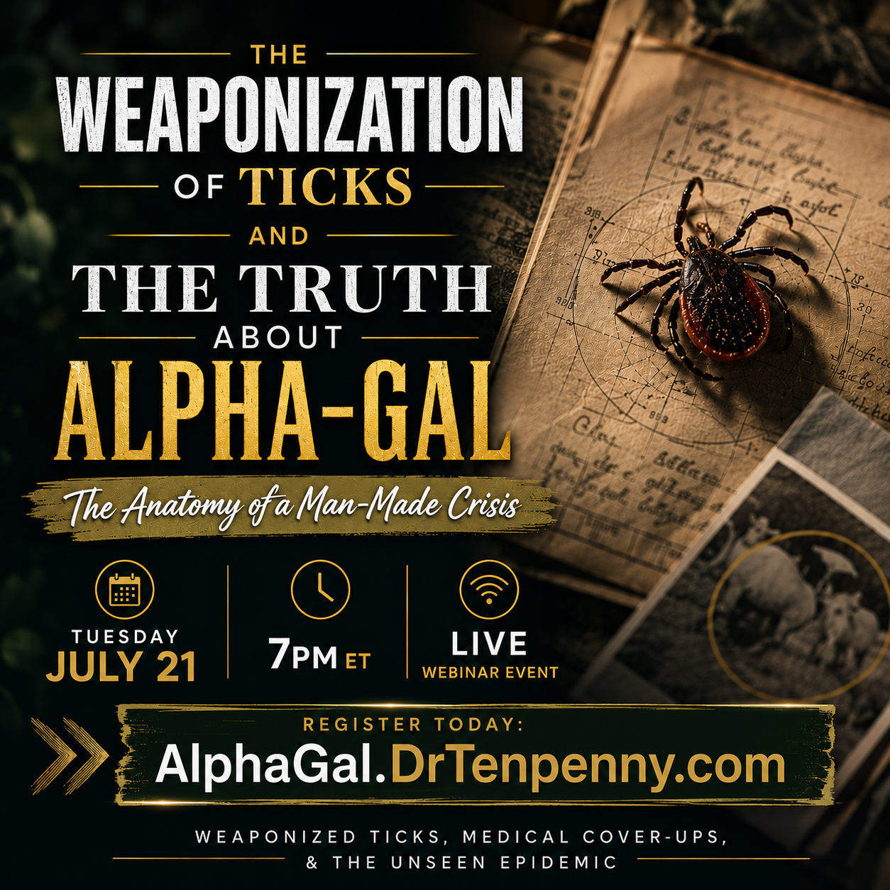 The Weaponization of Ticks and the Truth About Alpha-Gal