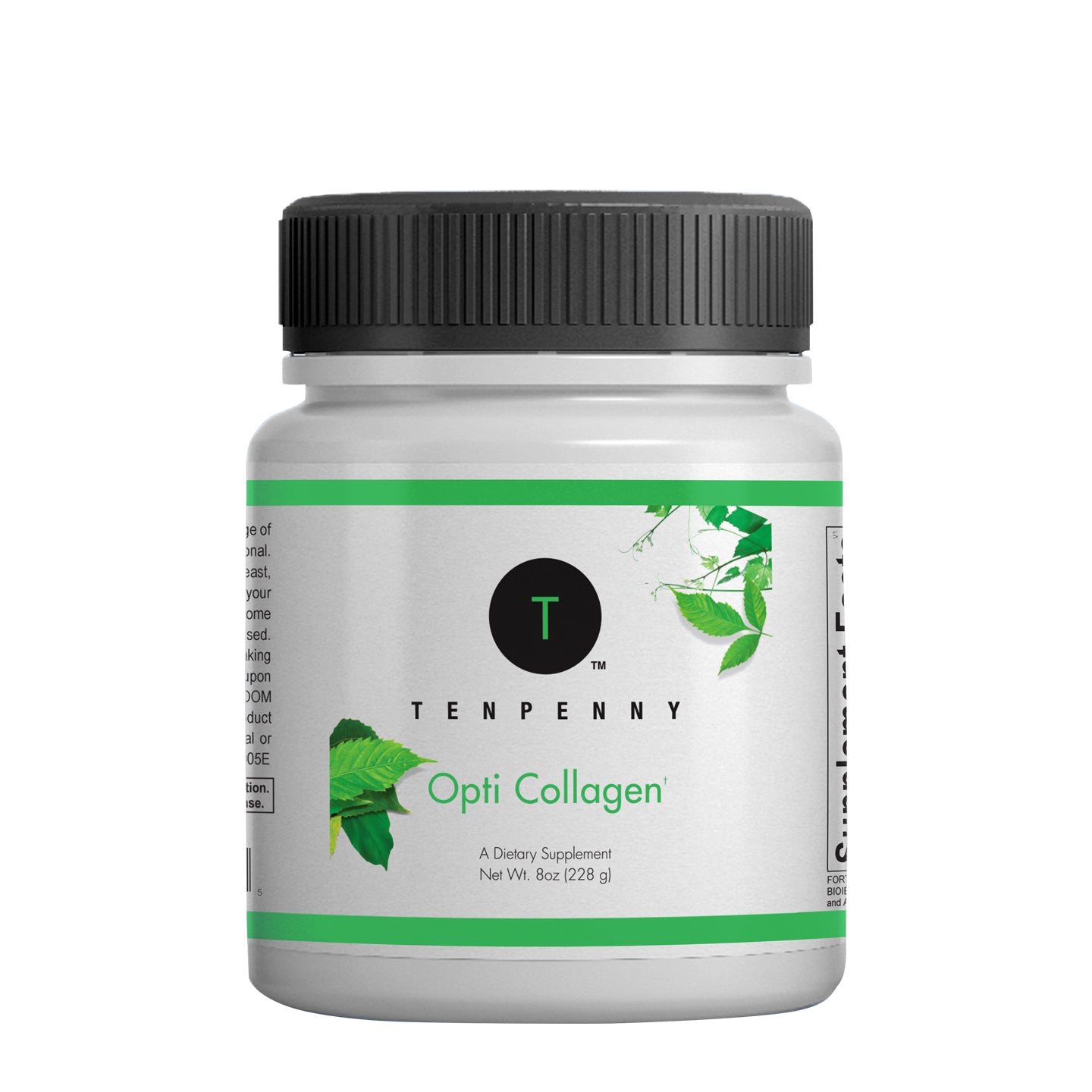 Front bottle image of Opti Collagen, advanced collagen supplement for joint and skin health.