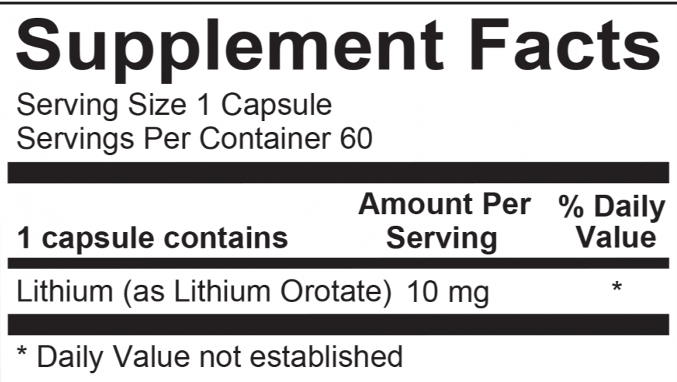 Supplement facts for Opti Neuro Fit, featuring ingredients for cognitive support and focus.
