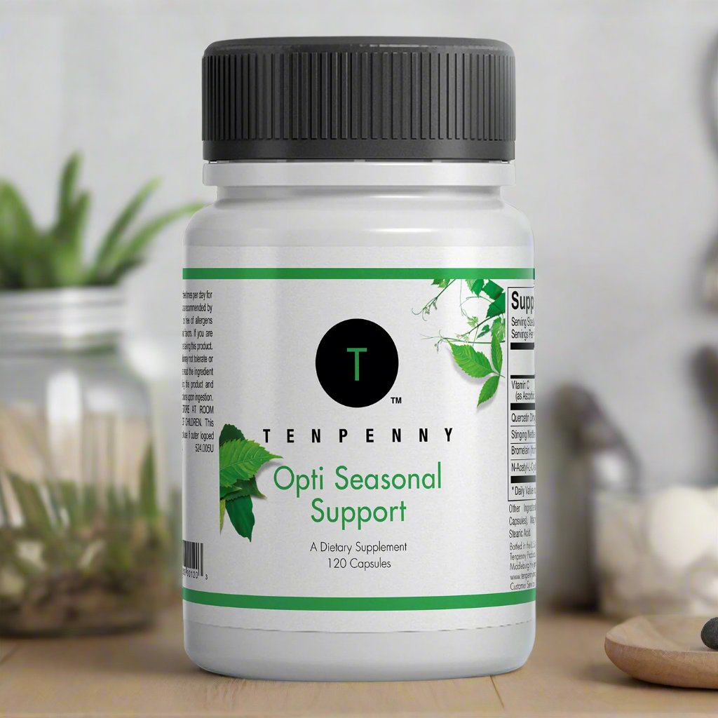 Lifestyle image of Opti Seasonal Support, ideal for seasonal allergy relief and immune support.