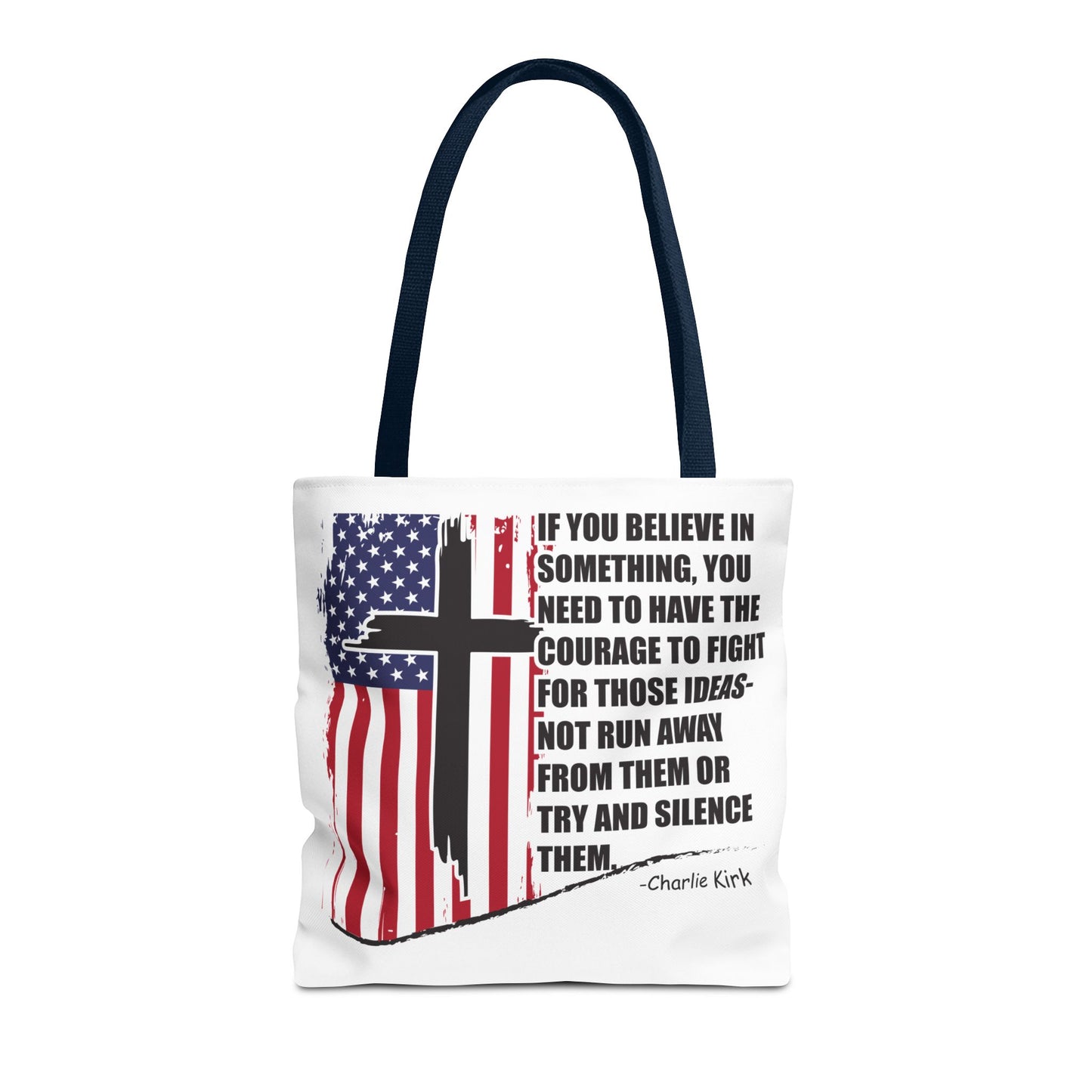 Bold Statement Tote Bag, Inspirational Tote, Patriotic Bag, Gift for Activists, Motivational Shopping Bag, Freedom Design