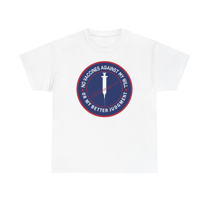 No Against My Will Men's Heavy Cotton Tee