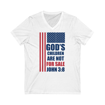 God's Children V-Neck Tee (flag)
