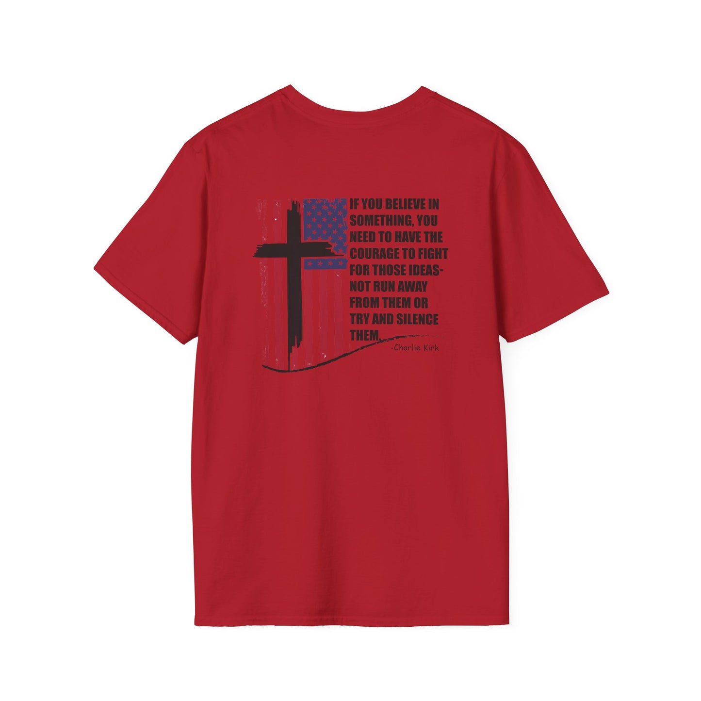 Patriotic Christian T-Shirt – Front & Back Statement Tee on Faith and Freedom