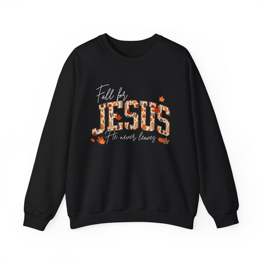 Harvest Faith Crewneck: Fall for Jesus in Cozy Style