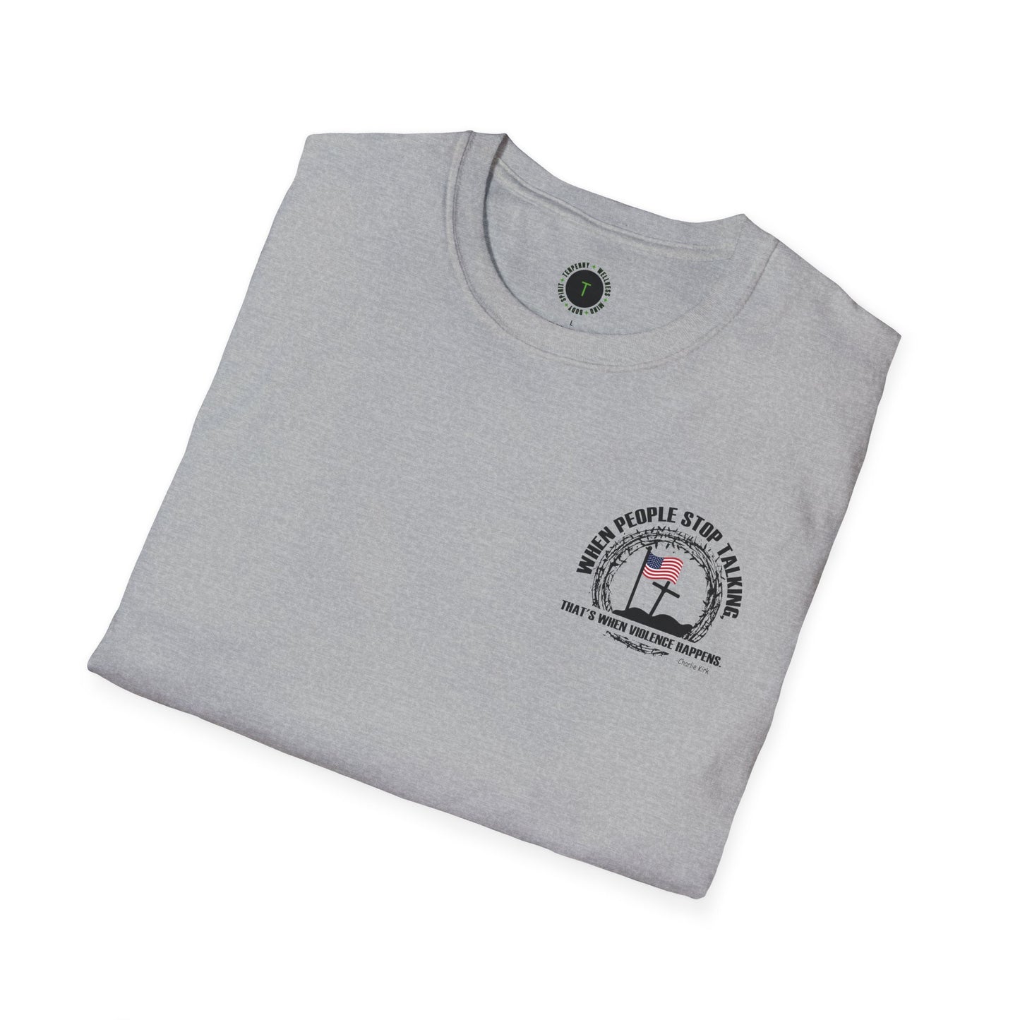 Patriotic Christian T-Shirt – Front & Back Statement Tee on Faith and Freedom