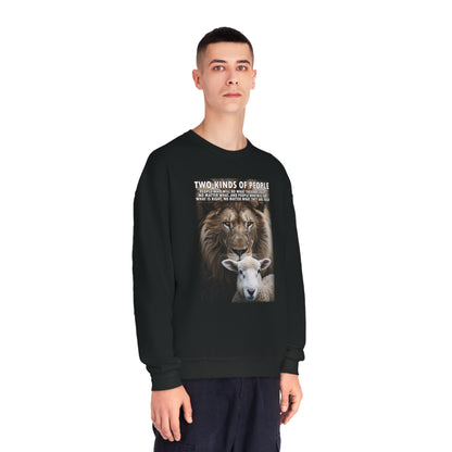 Moral Integrity Sweatshirt - Lion and Sheep Design