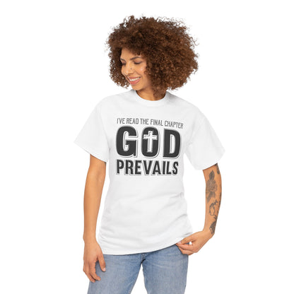 Unisex Cotton Tee- God Prevails!