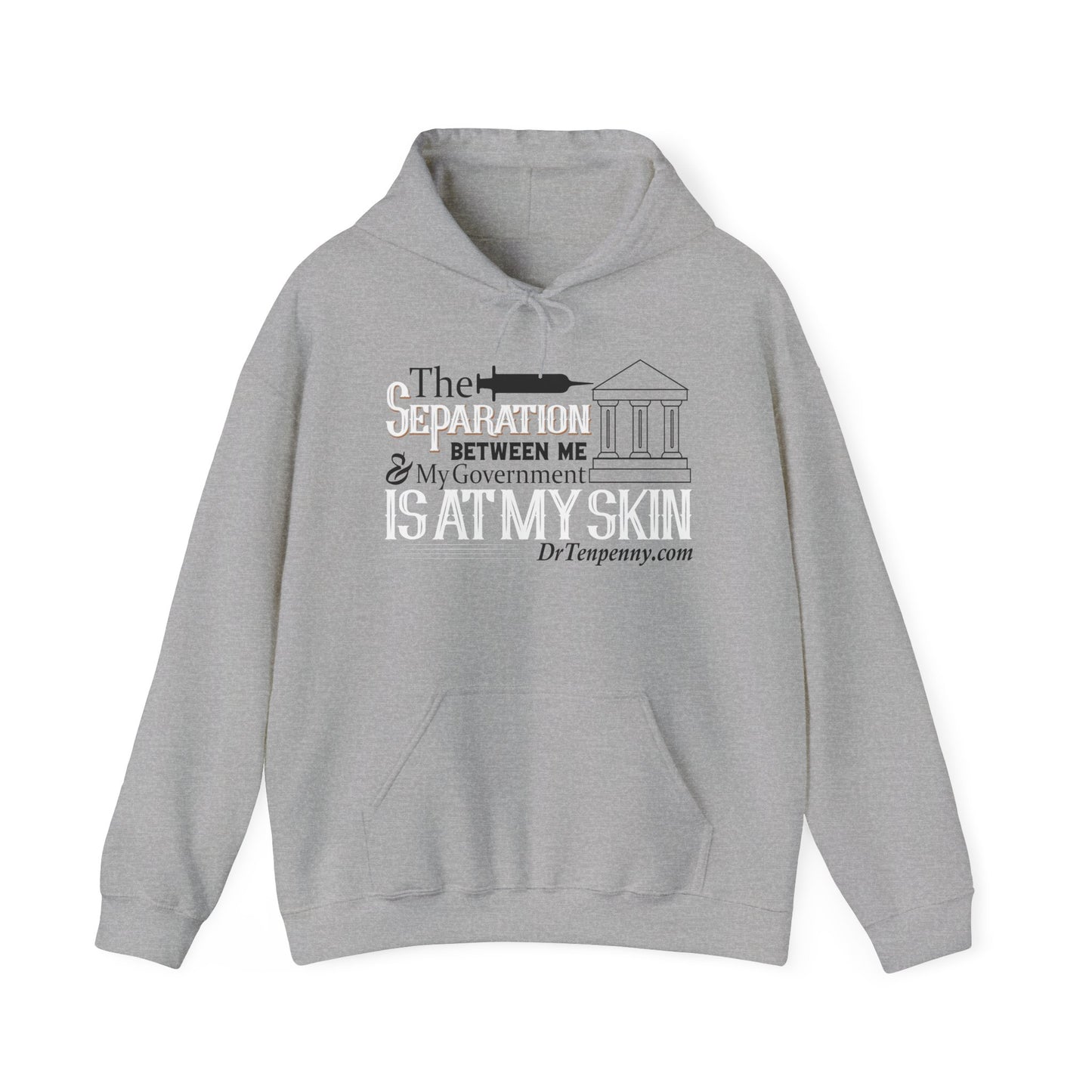 "The Separation Between Me & My Government Is At My Skin" Hoodie