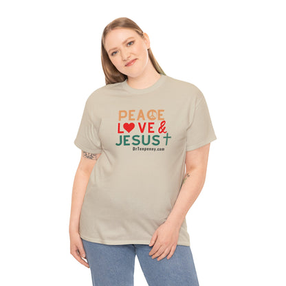 Peace, Love & Jesus T-shirt