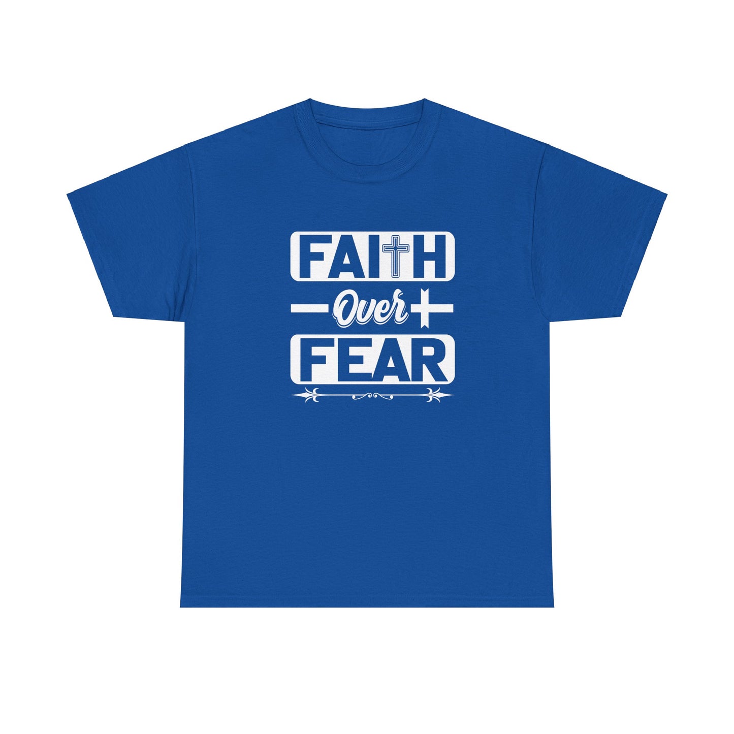 Faith over Fear Heavy Cotton Tee